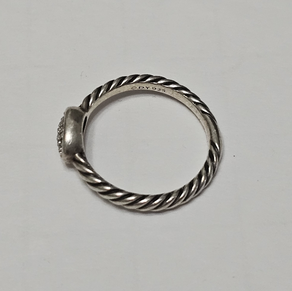 David Yurman Cable Collectible Oval Stack Ring - Picture 5 of 6